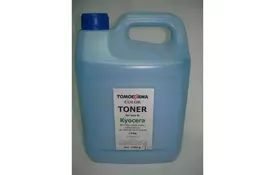 Тонер KYOCERA TK-5220/TK-5230/TK-5240, 1кг Cyan Tomoegawa (TG-KM5021C-1) - Фото