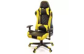 Кресло игровое АКЛАС Пегас PL RL Желтое (18533) - Фото