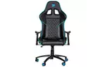 Кресло игровое 2E GC23 Black/Blue (2E-GC23BLB)