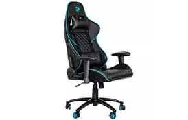 Кресло игровое 2E GC23 Black/Blue (2E-GC23BLB) - Фото