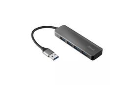 Концентратор Trust Halyx 4-Port USB-A 3.2 ALUMINIUM (23327_TRUST) - Фото