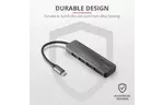 Концентратор Trust Halyx USB-C to 4-Port USB-A 3.2 ALUMINIUM (23328_TRUST)