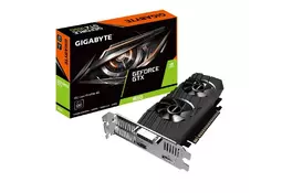 Видеокарта GIGABYTE GeForce GTX1650 4096Mb OC LP (GV-N1650OC-4GL) - Фото
