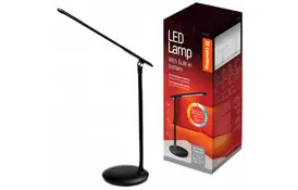 Настольная лампа ColorWay 4W with built-in battery 1800 mAh USB in/out 5V*1A, black (CW-DL02B-B) - Фото