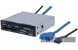 Считыватель флеш-карт Manhattan Card Reader/Writer 48-in-1 Hi-Speed USB 3.0 (101967) - Фото