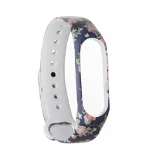 Ремешок для фитнес браслета Armorstandart для Xiaomi Mi Band 4/3 Blue Flowers (ARM52066)