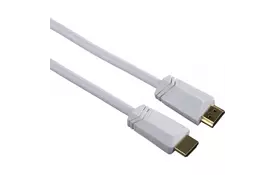 Кабель мультимедийный HDMI to HDMI 1.5m white HAMA (00122219) - Фото