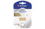USB флеш накопитель Verbatim 16GB Metal Executive Gold USB 3.0 (99104)