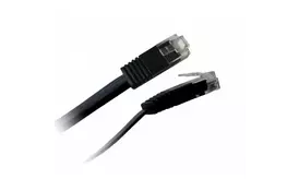 Патч-корд 3м UTP cat 6 Cablexpert (PP6UF-3M/BK) - Фото