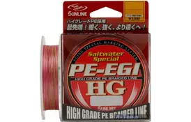 Шнур Sunline PE EGI HG 180м #0.4/0.104мм 3.3кг/8LB (1658.01.38) - Фото