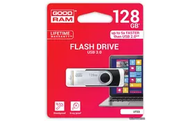 USB флеш накопичувач GOODRAM 128GB UTS3 Twister Black USB 3.0 (UTS3-1280K0R11) - Фото