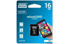 Карта памяти GOODRAM 16GB microSD class 4 (M40A-0160R11) - Фото