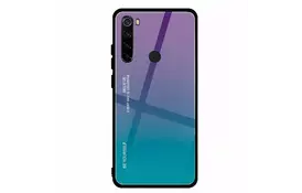 Чехол для моб. телефона BeCover Gradient Glass Xiaomi Redmi Note 8T Purple-Blue (704577) - Фото