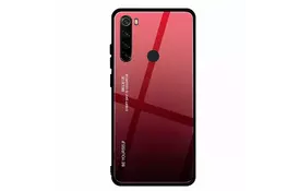 Чехол для моб. телефона BeCover Gradient Glass Xiaomi Redmi Note 8T Red-Black (704578) - Фото