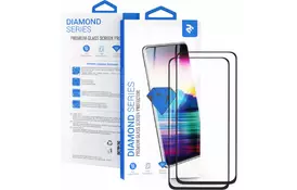 Стекло защитное 2E для Xiaomi Redmi Note 8T, 2.5D FCFG, black border (2E-MI-N8T-LT-BB-2IN1) - Фото