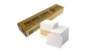 Картка пластикова чиста Zebra Premier PVC, білі, 30 mil, 500 шт (104523-111) - Фото