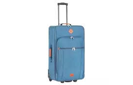 Чемодан TravelZ Hipster (M) Jeans Blue (927283) - Фото