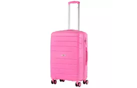 Чемодан TravelZ Big Bars (M) Pink (927274) - Фото