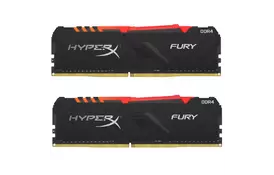 Модуль памяти для компьютера DDR4 16GB (2x8GB) 3600 MHz HyperX Fury RGB Kingston (HX436C17FB3AK2/16) - Фото