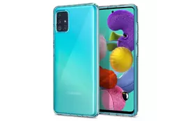 Чехол для моб. телефона Spigen Galaxy A51 Liquid Crystal, Crystal Clear (ACS00564) - Фото