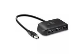 Концентратор Speedlink SNAPPY EVO USB Hub, 4-port, USB 2.0, Passive, Black (SL-140004-BK) - Фото