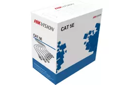 Кабель сетевой HikVision UTP 305м cat.5e, CU, 4*2*0,48мм (DS-1LN5E-E) - Фото