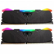Модуль памяти для компьютера DDR4 16GB (2x8GB) 2666 MHz Viper RGB Black Patriot (PVR416G266C5K)