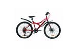 Велосипед Discovery 24'' FLINT DD рама-14'' St 2020 красно-черный (OPS-DIS-24-171)