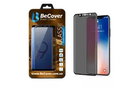 Стекло защитное BeCover Anti-spying Samsung Galaxy M20 SM-M205 Black (703919) - Фото