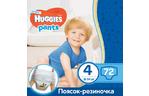 Подгузник Huggies Pants 4 для мальчиков (9-14 кг) 2*36 шт (5029054216675)