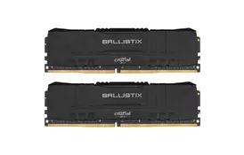 Модуль памяти для компьютера DDR4 16GB (2x8GB) 3200 MHz Ballistix Black MICRON (BL2K8G32C16U4B) - Фото