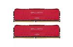 Модуль памяти для компьютера DDR4 16GB (2x8GB) 3200 MHz Ballistix Red MICRON (BL2K8G32C16U4R)