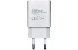 Зарядное устройство Florence 1USB 2A + Lightning cable white (FL-1020-WL) - Фото