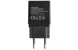 Зарядное устройство Florence 2USB 2A + Type-C cable black (FL-1021-KT) - Фото