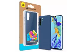 Чехол для моб. телефона MakeFuture Skin Case Huawei P30 Pro Blue (MCSK-HUP30PBL) - Фото