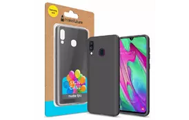 Чехол для моб. телефона MakeFuture Skin Case Samsung A10 Black (MCSK-SA105BK) - Фото