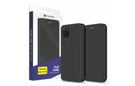 Чехол для моб. телефона MakeFuture Samsung Note 10 Lite Flip (Soft-Touch PU) Black (MCP-SN10LBK) - Фото