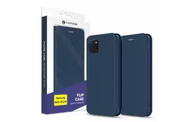 Чехол для моб. телефона MakeFuture Samsung Note 10 Lite Flip (Soft-Touch PU) Blue (MCP-SN10LBL) - Фото