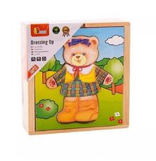 Развивающая игрушка Viga Toys Гардероб медведицы (56403)