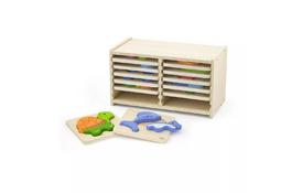 Развивающая игрушка Viga Toys Набор пазлов 12 штук (51423) - Фото