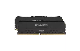 Модуль памяти для компьютера DDR4 8GB (2x4GB) 2400 MHz Ballistix Black MICRON (BL2K4G24C16U4B) - Фото