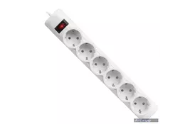 Фільтр живлення Defender DFS 151, 1.8 m (99489) - Фото