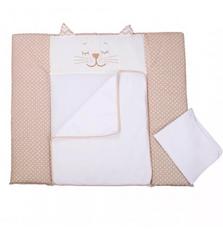 Пеленальный матрасик Верес Smiling Animals beige (72*80) (424.01)