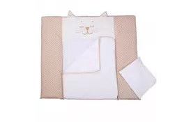 Пеленальный матрасик Верес Smiling Animals beige (72*80) (424.01) - Фото