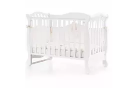 Кроватка Верес ЛД-19 Белая без ящика (19.3.1.1.06) - Фото