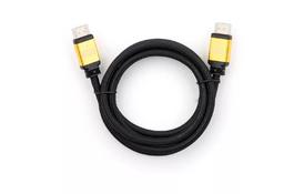 Кабель мультимедийный HDMI to HDMI 3.0 m V2.0 metal Vinga (VCPDCHDMI2VMM3BK) - Фото