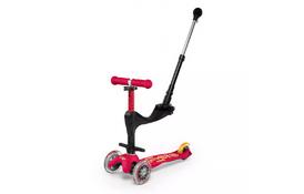 Скутер Micro Mini 3 in1 Deluxe Plus Ruby Red (MMD056) - Фото