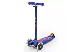 Скутер Micro Maxi Deluxe Blue LED (MMD067) - Фото
