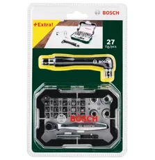 Набор бит BOSCH Promobasket Set 19 шт + держатель + трещетка (2.607.017.392)