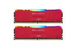 Модуль памяти для компьютера DDR4 32GB (2x16GB) 3200 MHz Ballistix Red RGB MICRON (BL2K16G32C16U4RL)